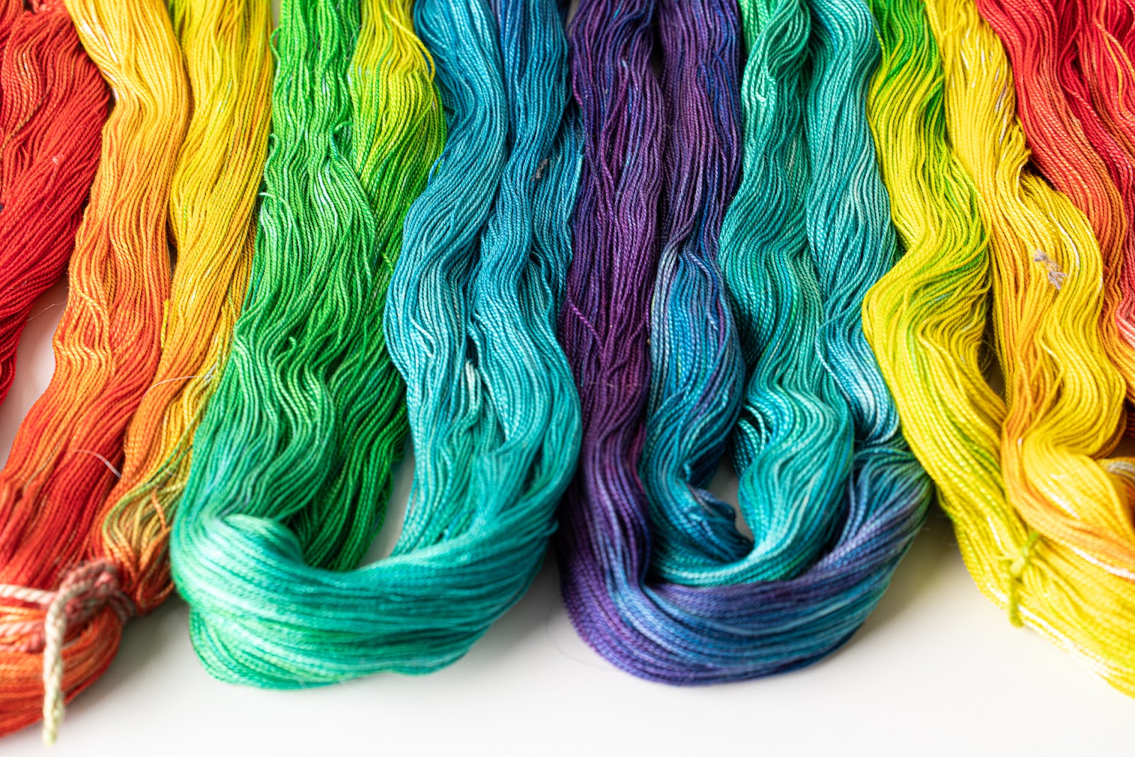 Dyeing Painted Warps